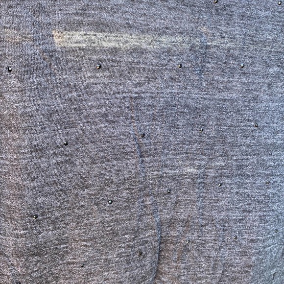True Religion Gray Long Sleeve Tee with black stud detail - Meduim - Picture 5 of 5